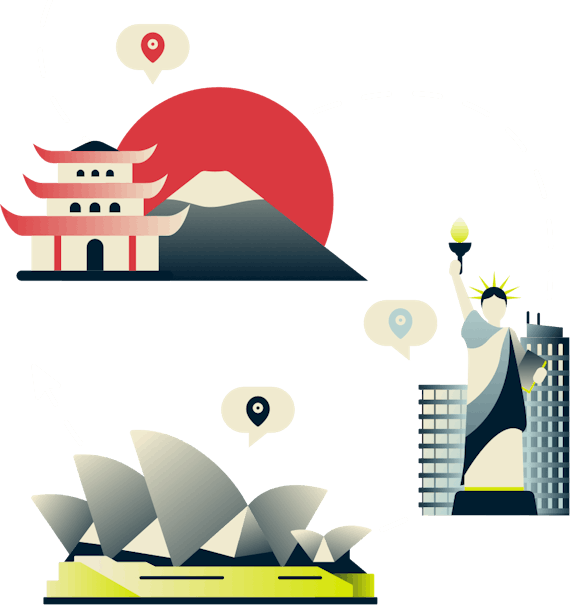 VPN server slika sa herojem u prednjem planu