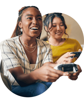 Various gaming consoles and devices.